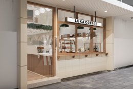 Redesign, design, manufacture and installation of stores: Luka Coffee Shop, Huai Khwang, Ratchada, Bangkok.